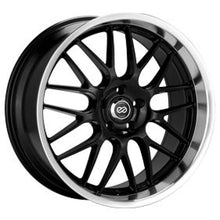 Load image into Gallery viewer, Enkei Lusso 18x7.5 42mm Offset 5x114.3 Bolt Pattern 72.6 Bore Black w/ Machined Lip Wheel