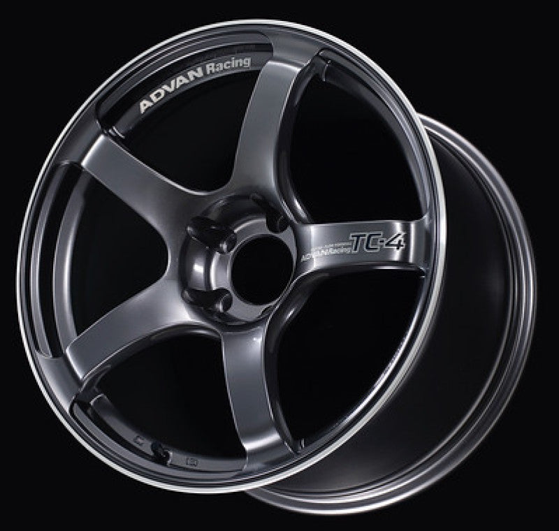 Advan TC4 15x6.5 +40 4-100 Racing Gunmetallic & Ring Wheel