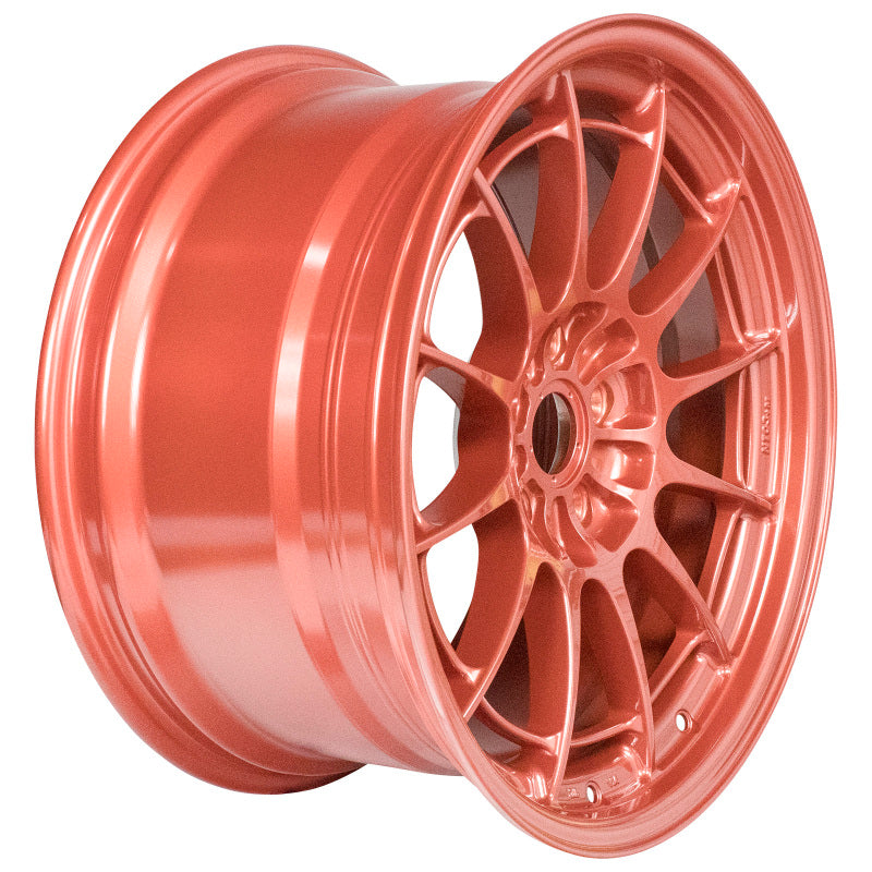 Enkei NT03+M 18x9.5 5x114.3 40mm Offset 72.6mm Bore Orange Wheel