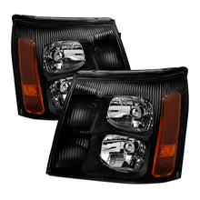 Load image into Gallery viewer, Xtune Cadillac Escalade (Halogen Only) 2002 OEM Style Headlights Black HD-JH-CAES02-AM-BK