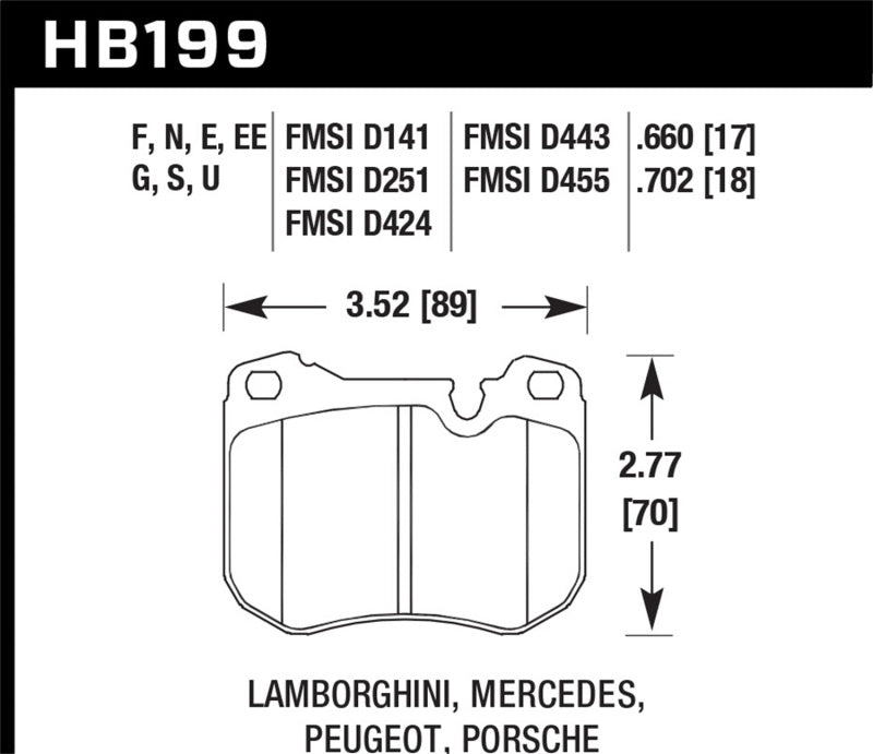 Hawk HP+ Street Brake Pads