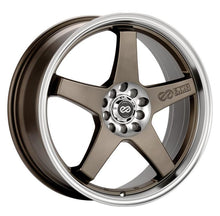 Load image into Gallery viewer, Enkei EV5 18x7.5 5x100/114.3 38mm Offset 72.6 Bolt Diameter Matte Bronze w/ Machined Lip Wheel