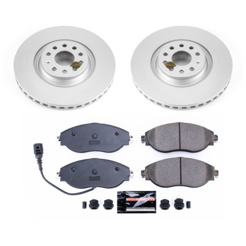 Power Stop 12-17 Volkswagen CC Front Z23 Evolution Sport Coated Brake Kit