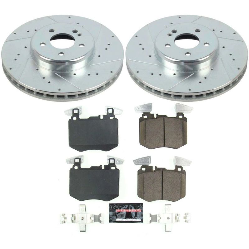 Power Stop 2019 Mercedes-Benz GLC300 Front Z23 Evolution Sport Brake Kit