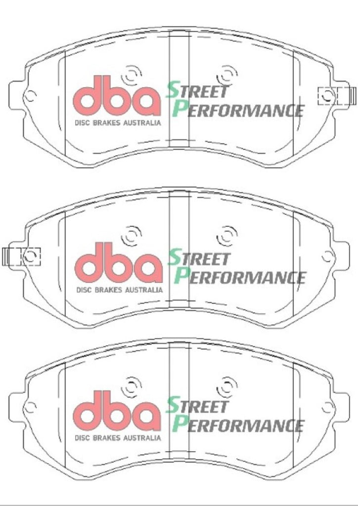 DBA 90-96 Nissan 240SX w/ABS SP Performance Front Brake Pads