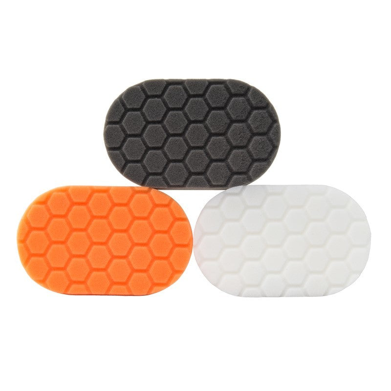 Chemical Guys Hex-Logic Hand Polishing Applicator Pads - 3in x 6in x 1in - 3 Pack