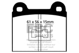 EBC 73-77 Audi Fox 1.5L Ultimax2 Front Brake Pads