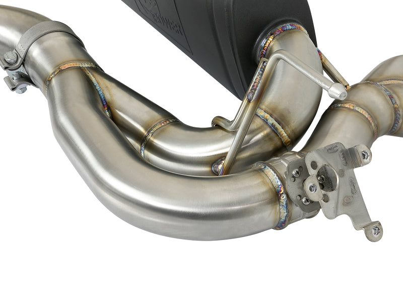 aFe MACH Force-Xp 2-1/2in SS Axle Back Exhaust w/Black Tips 15+ BMW M3/M4 (F80/F82) L6 3.0L (tt) S55