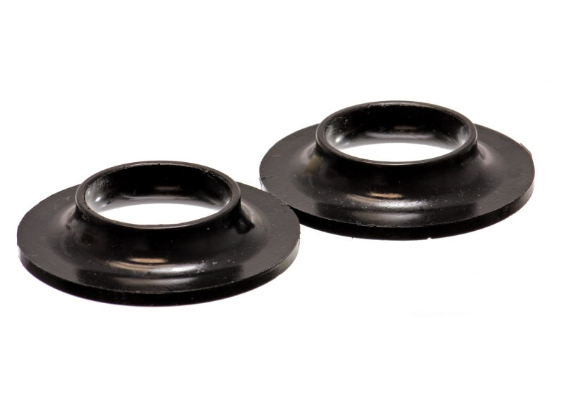 Energy Suspension Universal 2 1/8in ID 4 1/8in OD 13/16in H Black Coil Spring Isolators (2 per set)