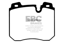 Load image into Gallery viewer, EBC 90-95 BMW 750iL 5.0 (E32) Yellowstuff Front Brake Pads