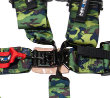 Load image into Gallery viewer, NRG SFI 16.1 5pt 3in. Seat Belt Harness/ Latch Link - Camo