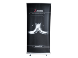 Akrapovic Pull Up Banner MC and Car
