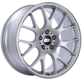 BBS CH-R 20x9 5x112 ET25 Brilliant Silver Polished Rim Protector Wheel -82mm PFS/Clip Required