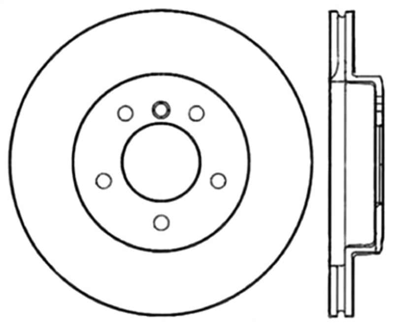 StopTech 99-05 BMW 3-Series Drilled Left Front Rotor