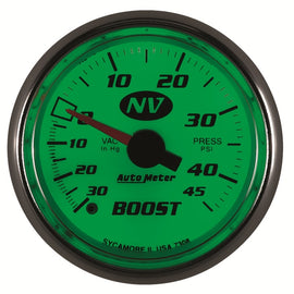 Autometer 52mm Mechanical 30 In Hg-Vac/45 PSI Vacuum / Boost Gauge