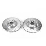 Power Stop 00-04 Audi A6 Quattro Front Evolution Drilled & Slotted Rotors - Pair