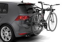 Load image into Gallery viewer, Thule Gateway Pro 2 Hanging-Style Trunk Bike Rack w/Anti-Sway Cages (Up to 2 Bikes) - Black