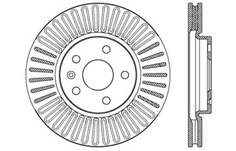 StopTech Drilled Sport Brake Rotor