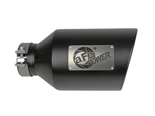 Load image into Gallery viewer, aFe Power MACH Force-Xp 409 Stainless Steel Clamp-on Exhaust Tip Black