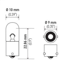 Load image into Gallery viewer, Hella Bulb 3930 24V 4W BA9s T2.75