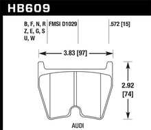 Load image into Gallery viewer, Hawk 08-11 Audi R8/07-08 RS4/03-04 RS6 / 02-03 VW Phaeton Blue 9012 Front Race Brake Pads