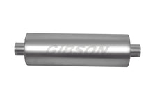 Load image into Gallery viewer, Gibson SFT Superflow Center/Center Round Muffler - 8x24in/4in Inlet/4in Outlet - Stainless