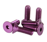 NRG Steering Wheel Screw Upgrade Kit (Conical) - Purple