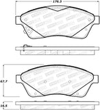 StopTech Street Brake Pads - Front