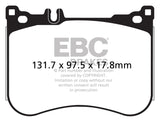 EBC 14+ Mercedes-Benz S550 4.7 Twin Turbo AMG Sport Pkg Redstuff Front Brake Pads