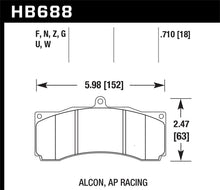 Load image into Gallery viewer, Hawk Stoptech STR-60 Caliper DTC-30 Rear Race Pads