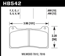 Load image into Gallery viewer, Hawk Wilwood 7812 / 7816 DTC-50 Motosports Brake Pads