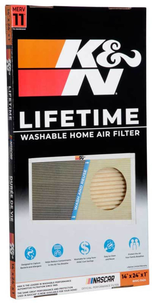 K&N HVAC Filter - 14 X 24 X 1