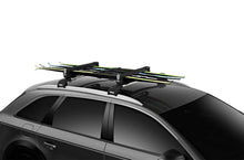 Load image into Gallery viewer, Thule SnowPack L Ski/Snowboard Rack - Black (Up to 6 Pair Skis/4 Snowboards)