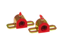 Load image into Gallery viewer, Prothane Universal Greasable Sway Bar Bushings - 22MM - Type A Bracket - Red