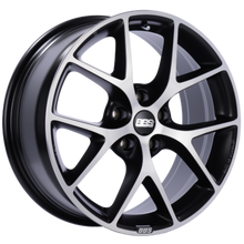 Load image into Gallery viewer, BBS SR 17x8 5x120 ET30 CB72.5 Satin Black Diamond Cut Face Wheel