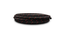 Load image into Gallery viewer, Vibrant -6 AN Two-Tone Black/Red Nylon Braided Flex Hose E85 Friendly (20ft Roll)