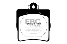 Load image into Gallery viewer, EBC 03-08 Chrysler Crossfire 3.2 Greenstuff Rear Brake Pads