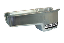 Load image into Gallery viewer, Moroso 80-85 Chevrolet SBC (w/Passenger Side Dipstick) Wet Sump 6qt 8.25in Steel Oil Pan - Blk