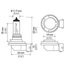 Load image into Gallery viewer, Hella Bulb H11 12V 55W PGJ19-2 T4 LONG LIFE