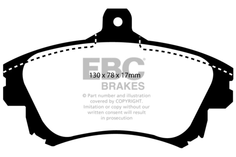 EBC 99-04 Volvo S40 1.9 Turbo T4 (200 BHP) Ultimax2 Front Brake Pads