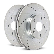 Load image into Gallery viewer, Power Stop 03-11 Saab 9-3 Rear Evolution Drilled &amp; Slotted Rotors - Pair