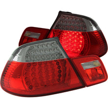 Load image into Gallery viewer, ANZO 2000-2003 BMW 3 Series E46 LED Taillights Red Clear 4pc