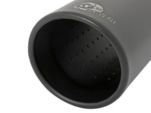 Load image into Gallery viewer, aFe MACH Force-Xp 409 Stainless Steel Clamp-on Exhaust Tip 3in Inlet 4in Outlet - Black