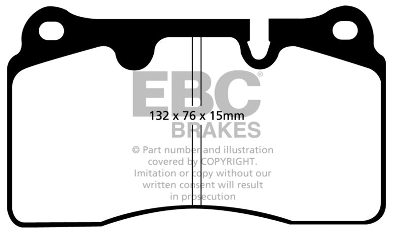 EBC 04-12 Aston Martin DB9 5.9 Bluestuff Front Brake Pads