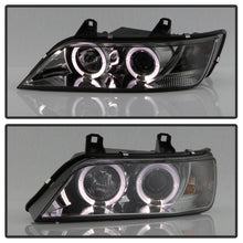 Load image into Gallery viewer, Spyder BMW Z3 96-02 Projector Headlights LED Halo Smoke High H1 Low H1 PRO-YD-BMWZ396-HL-SM