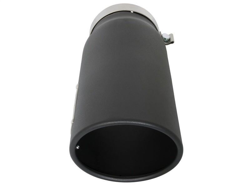 aFe Power MACH Force-Xp 5in In x 6in Out x 15in L Bolt-On 409 SS Exhaust Tip - Black