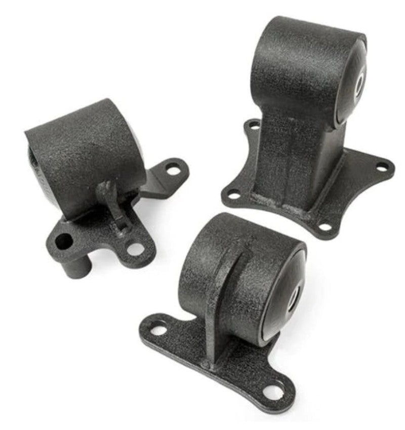 Innovative 90-93 Accord F-Series Black Steel Mounts 95A Bushings