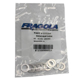 Fragola -3AN Alum. Crush Washer -AN-901 10 Pack