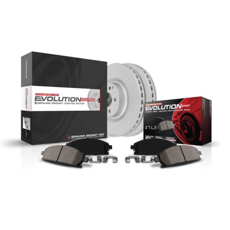 Power Stop 92-98 BMW 318i Rear Z23 Evolution Sport Coated Brake Kit