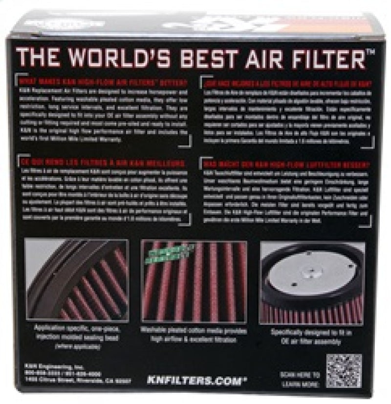 K&N Replacement Air Filter 4in ID x 5.25in OD x 2in Height